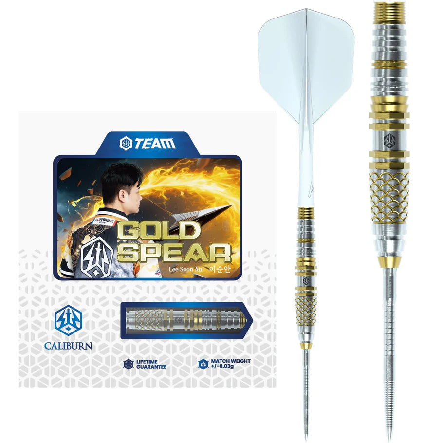 Caliburn Player Darts- Gold Spear 90%