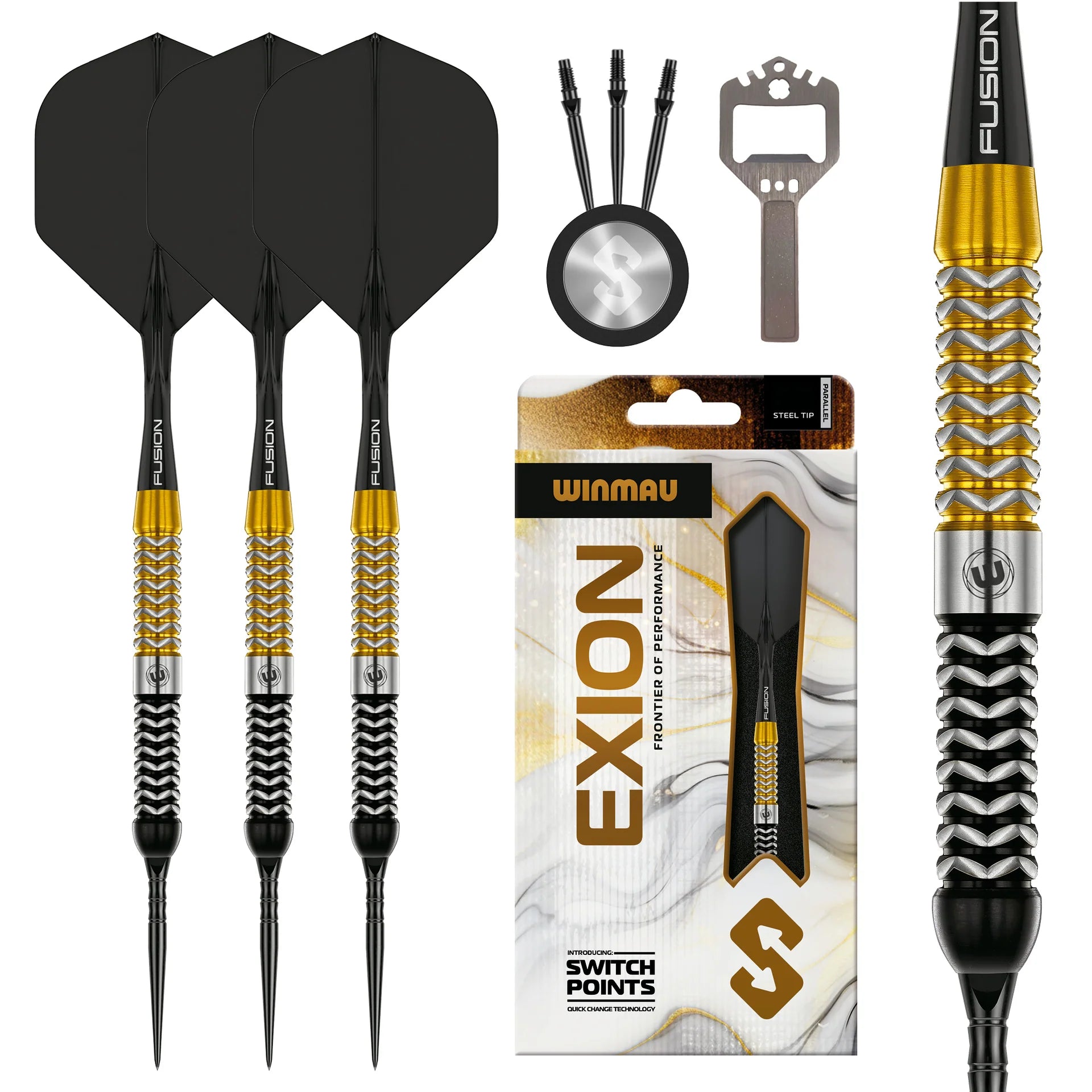 Winmau Exion Switch Point Darts- Parallel 90%