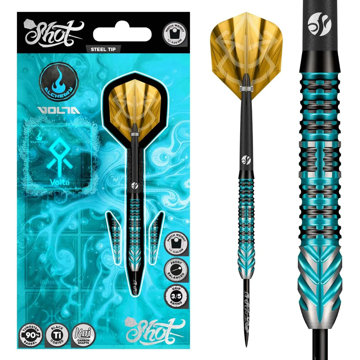 Alchemy Volta Steel Tip Dart Set-90%