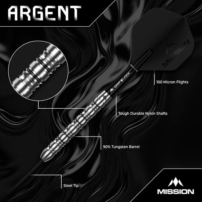 Mission Argent Darts-90%