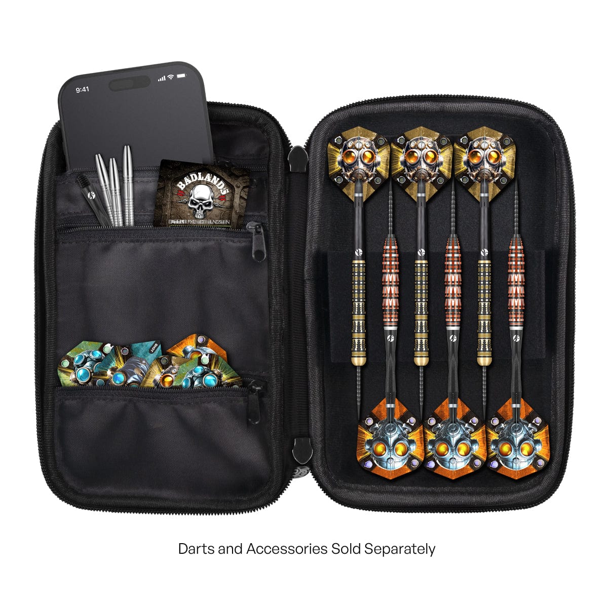 Badlands Tactical Darts Case-Two Set Dart Wallet-Blue