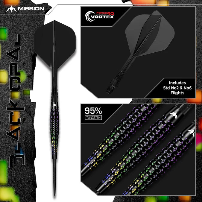 Mission Black Opal Darts-95%