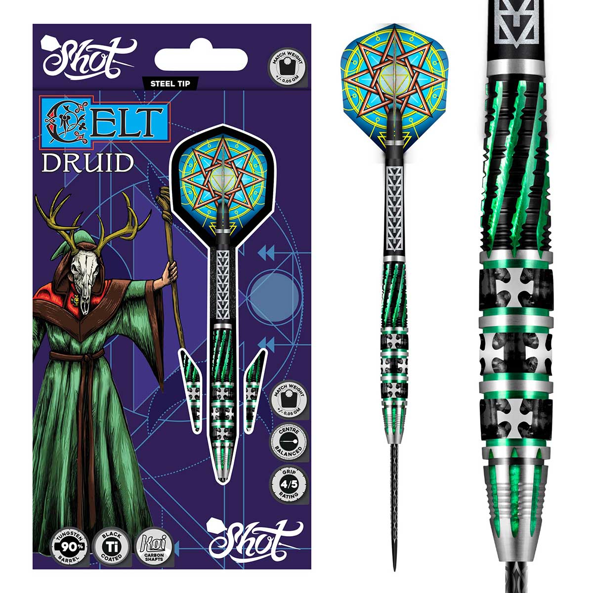 Celt Druid Steel Tip Dart Set-90%