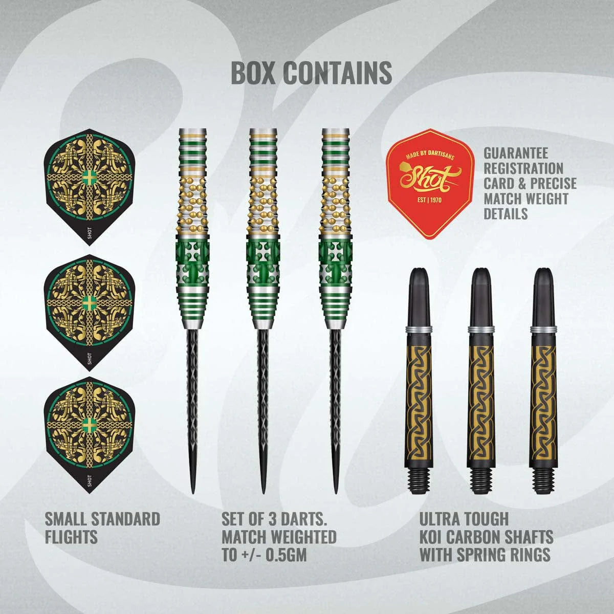 Celt Cernunnos Steel Tip Dart Set-90%