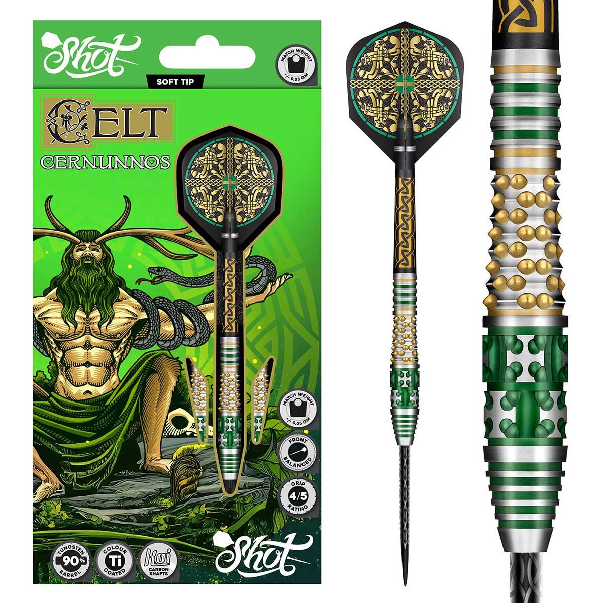 Celt Cernunnos Steel Tip Dart Set-90%