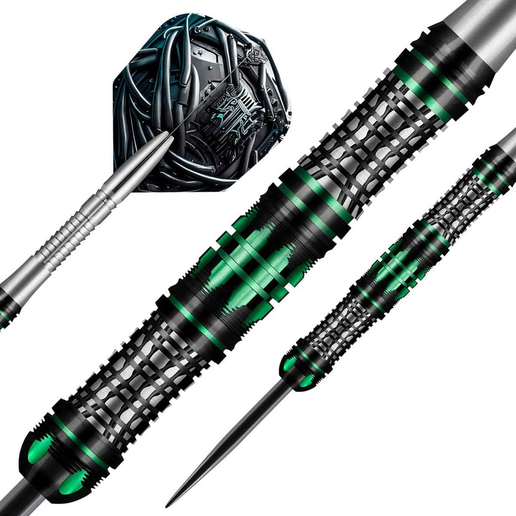 AI Cyberpunk Steel Tip Dart Set-90%