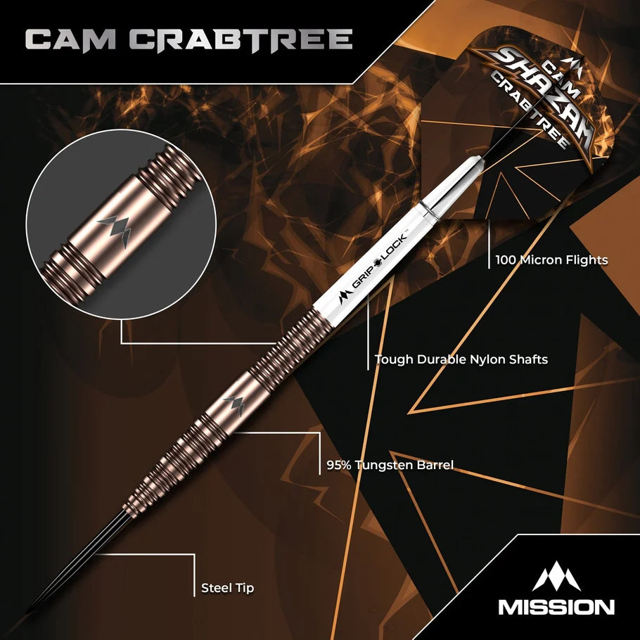 Mission Cam Crabtree V2 Darts- 95%
