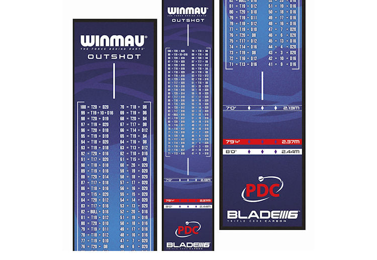 Winmau Pro Zone Outshot Dart Mat