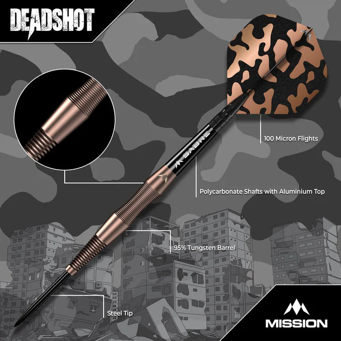 Mission Dead Shot Darts-95%