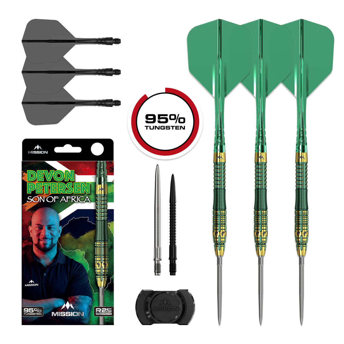 Mission Devon Petersen Darts- 95%