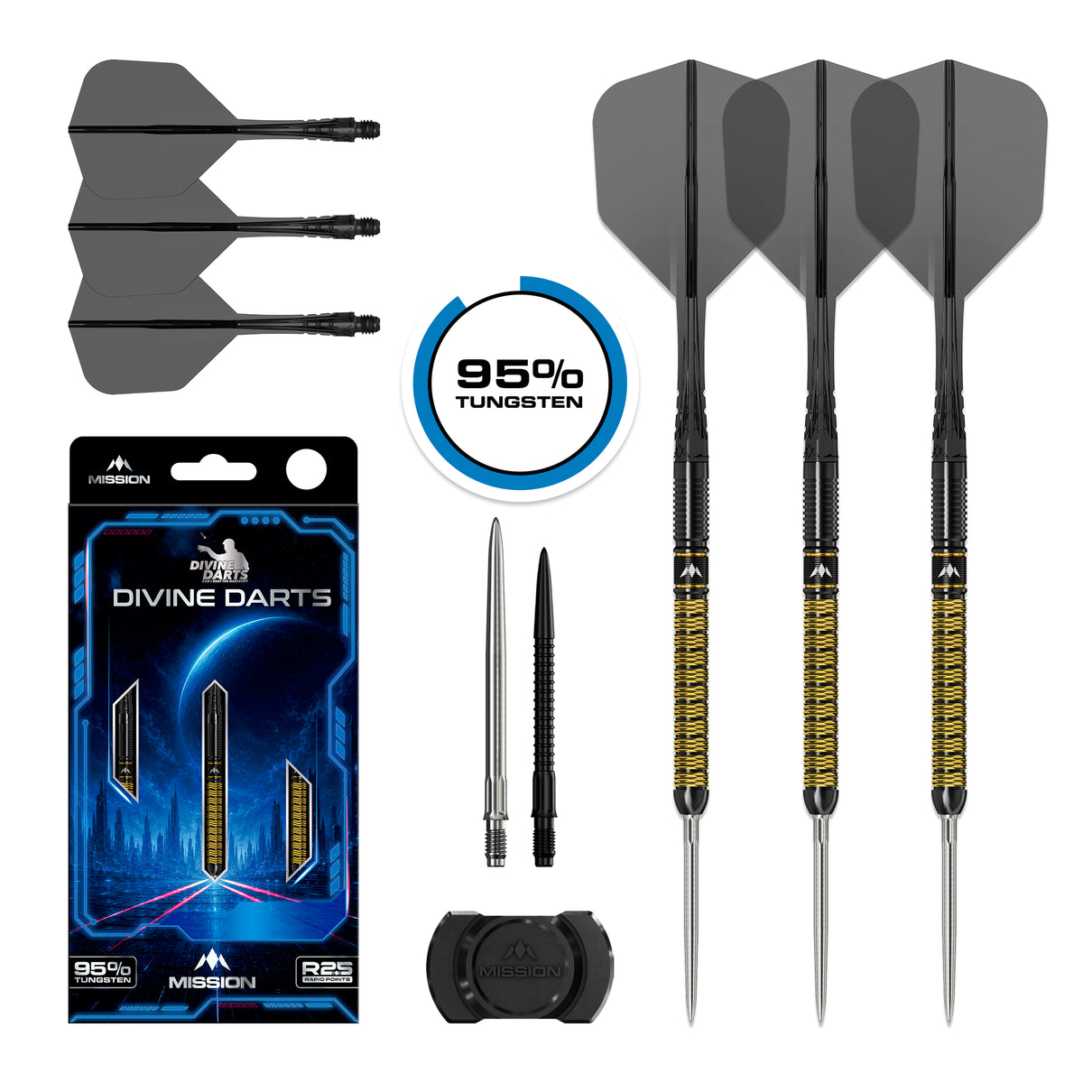 Mission Collab- Jake Kenyon 24g Darts- 95%