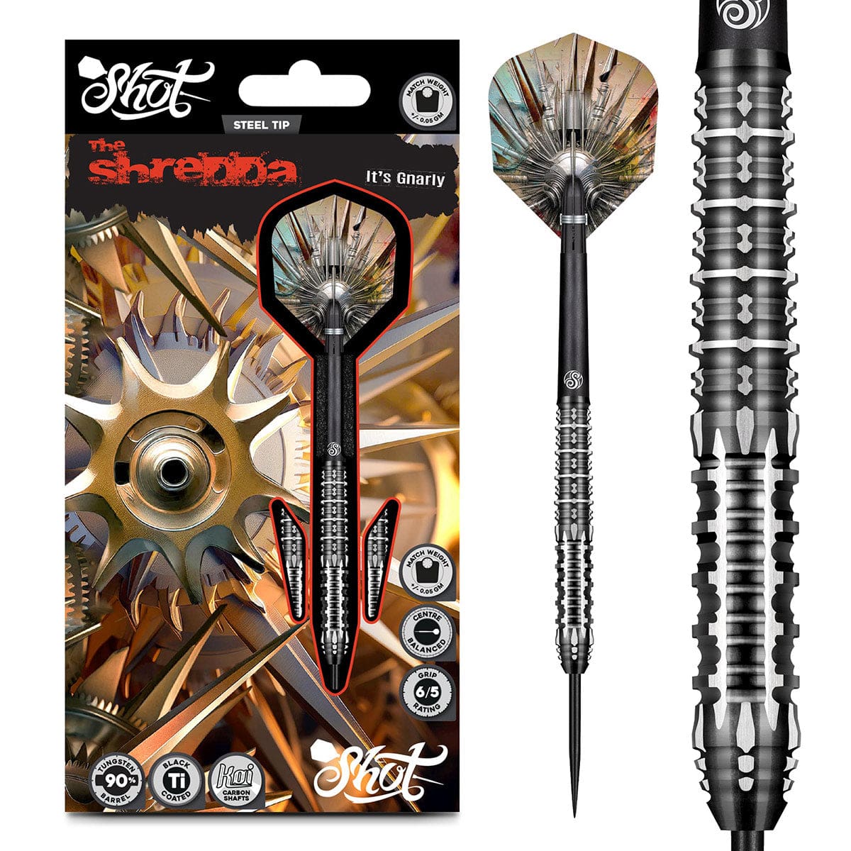Gnarly Shredda Steel Tip Dart Set-90%