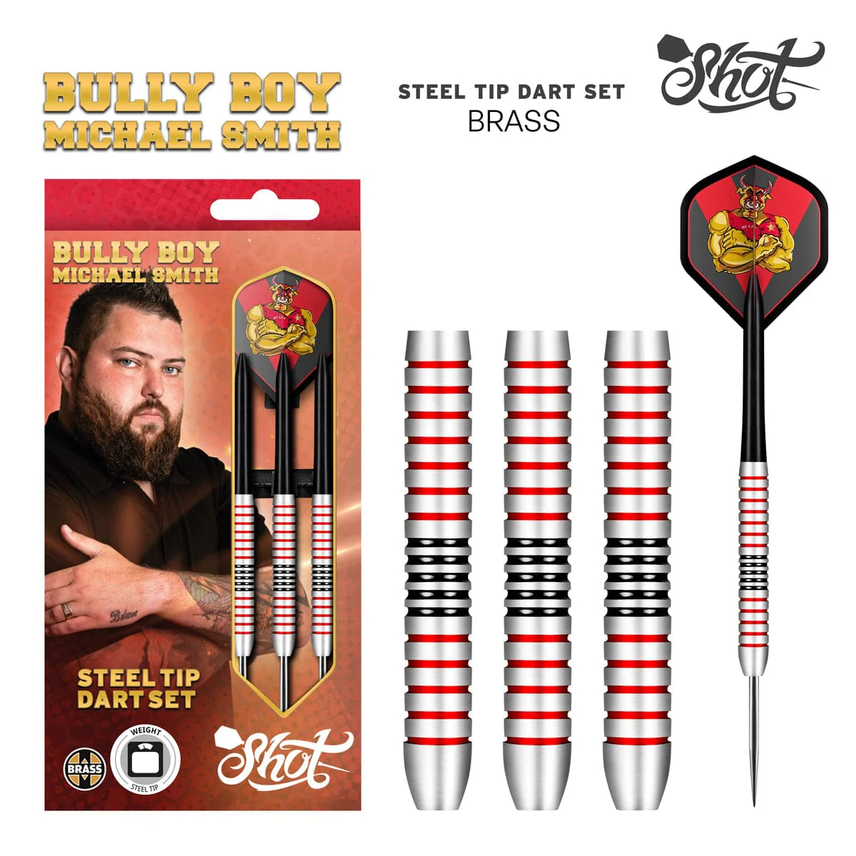 Michael Smith Bully Boy Dart Set 24g