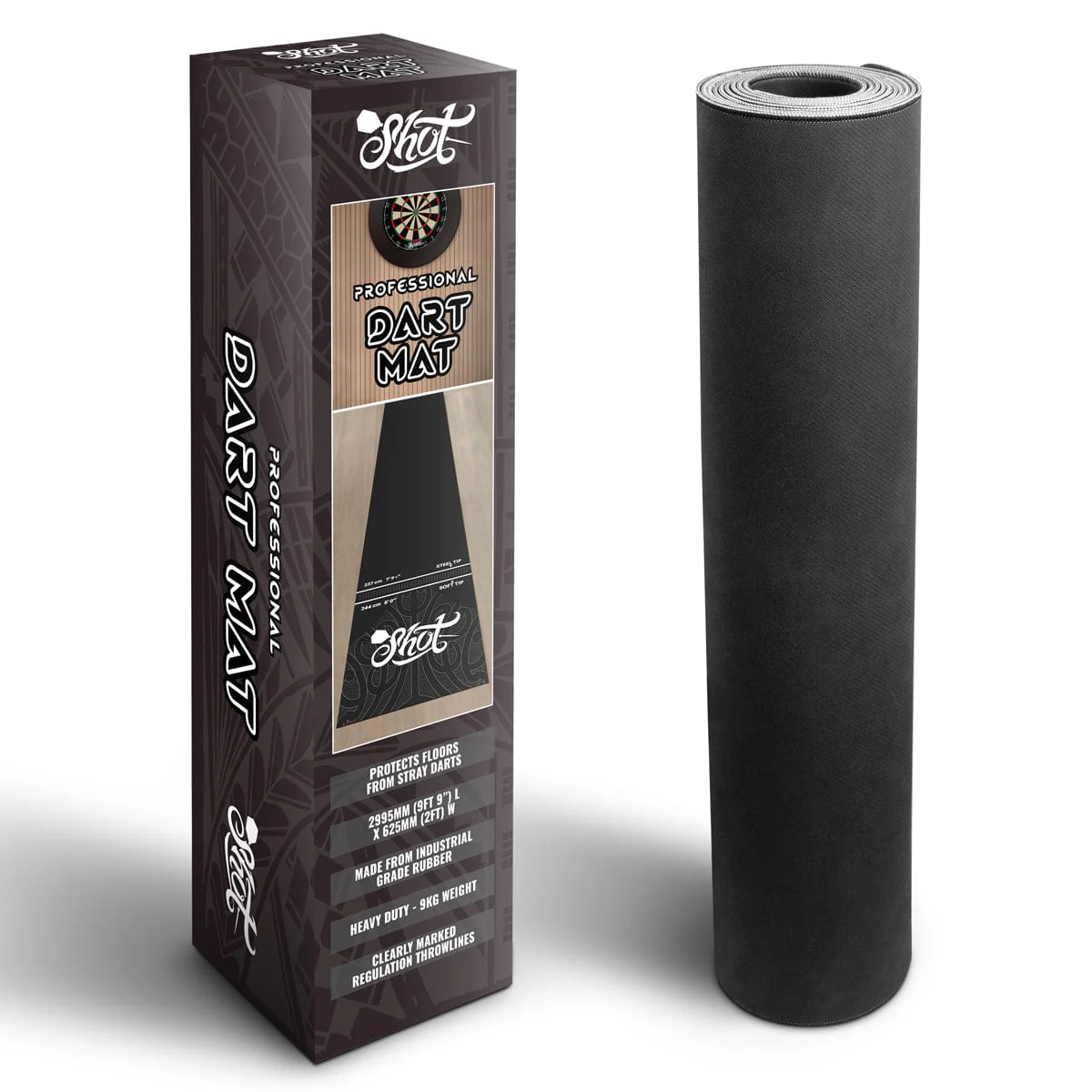 Shot Rubber Dart Mat