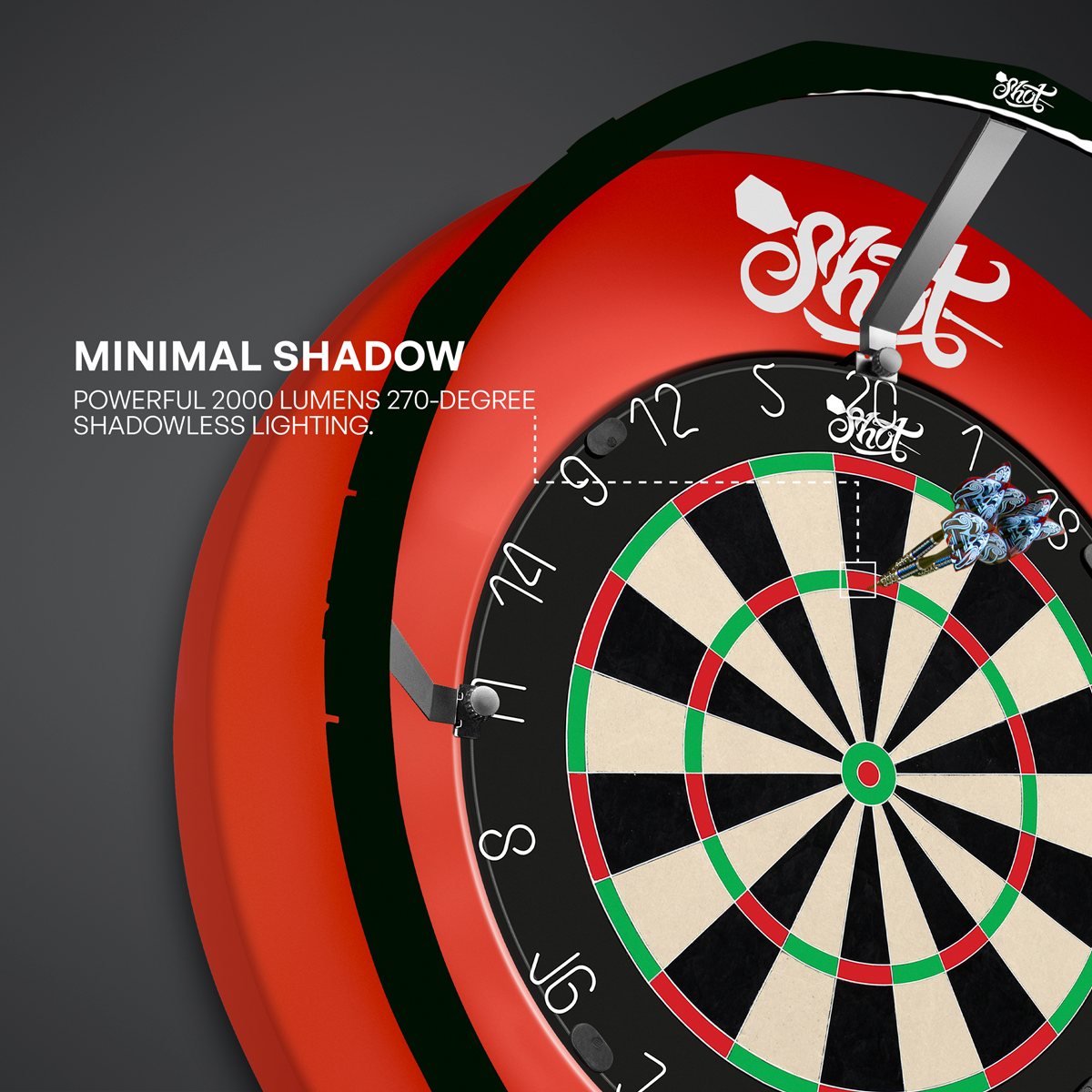Shot Lumencore Dartboard Light