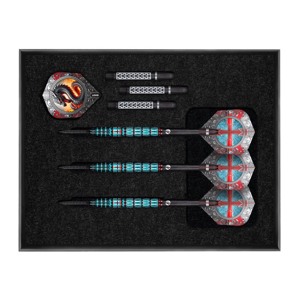 Future Knights St George Steel Tip Dart Set-95%