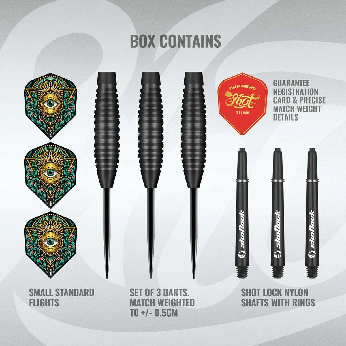 Zen Kensho Steel Tip Dart Set-90%
