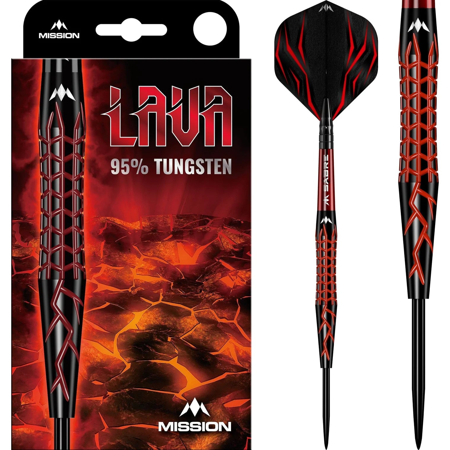 Mission Lava 95% Steel Tip Dart