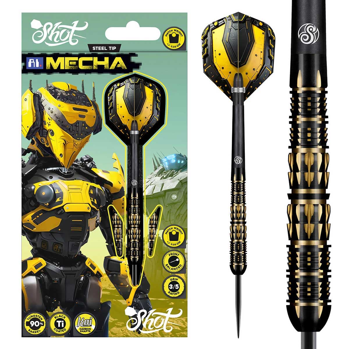 AI Mecha Steel Tip Dart Set-90%