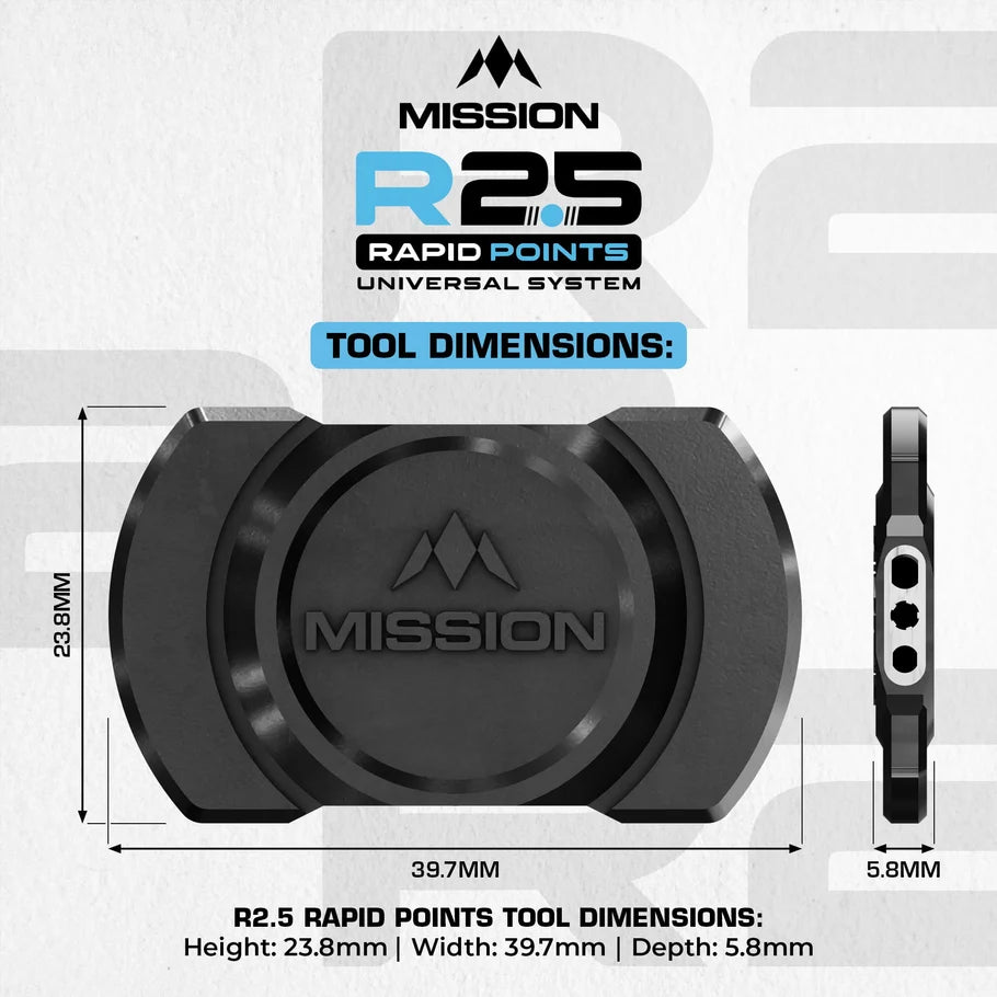 Mission R2.5 Rapid Dart Point Changer