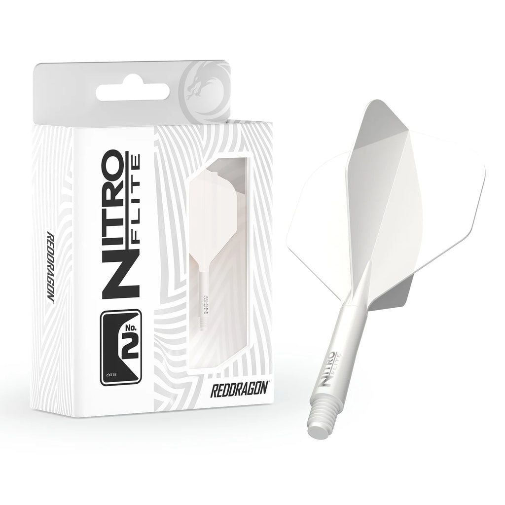 Red Dragon Nitro Flite No2- White/White
