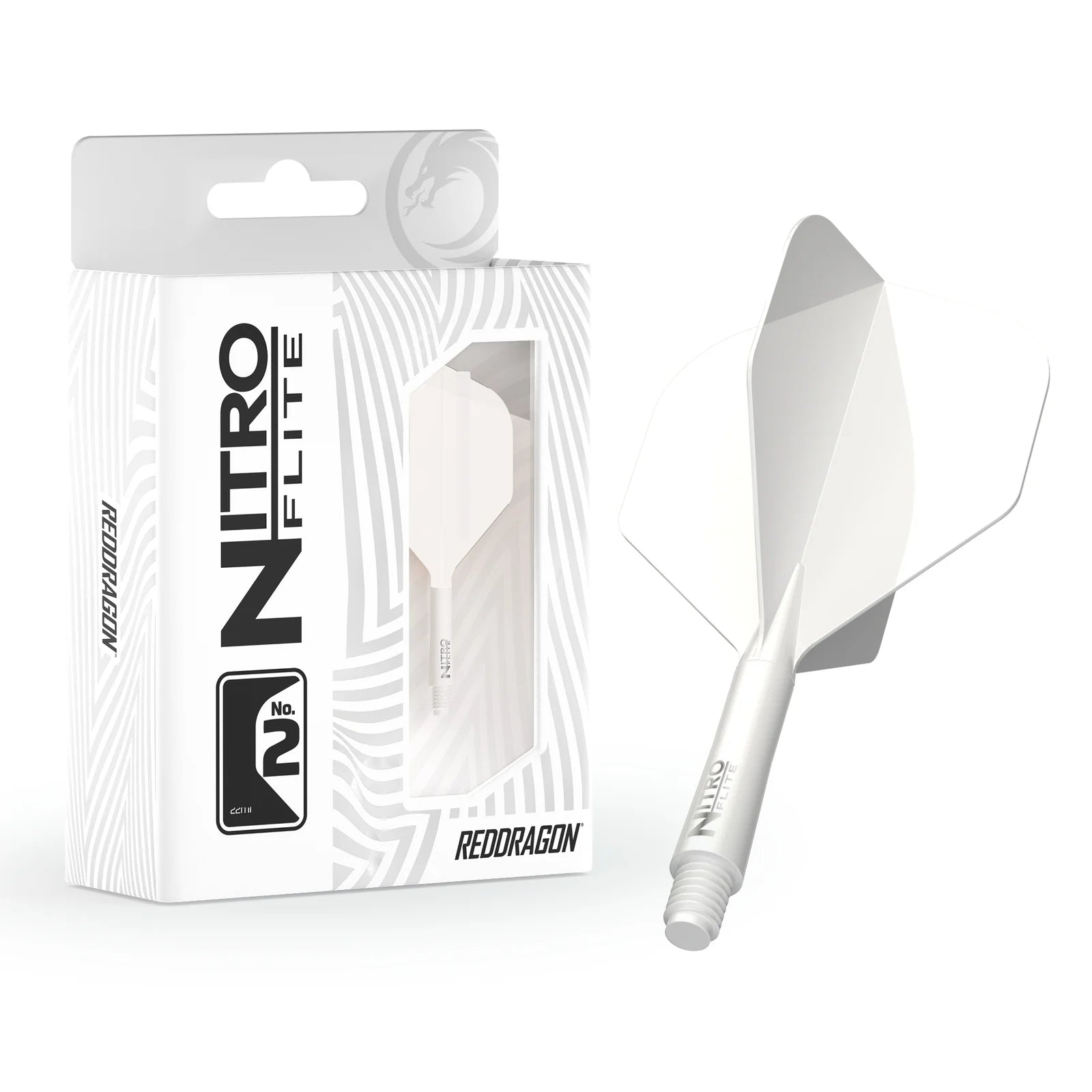 Red Dragon Nitro Flite No2- White/White