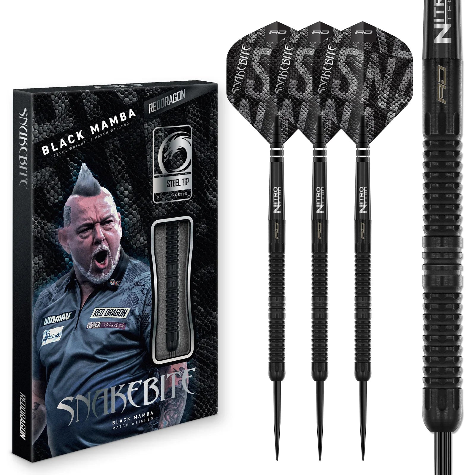 Peter Wright Black Mamba Darts-90%