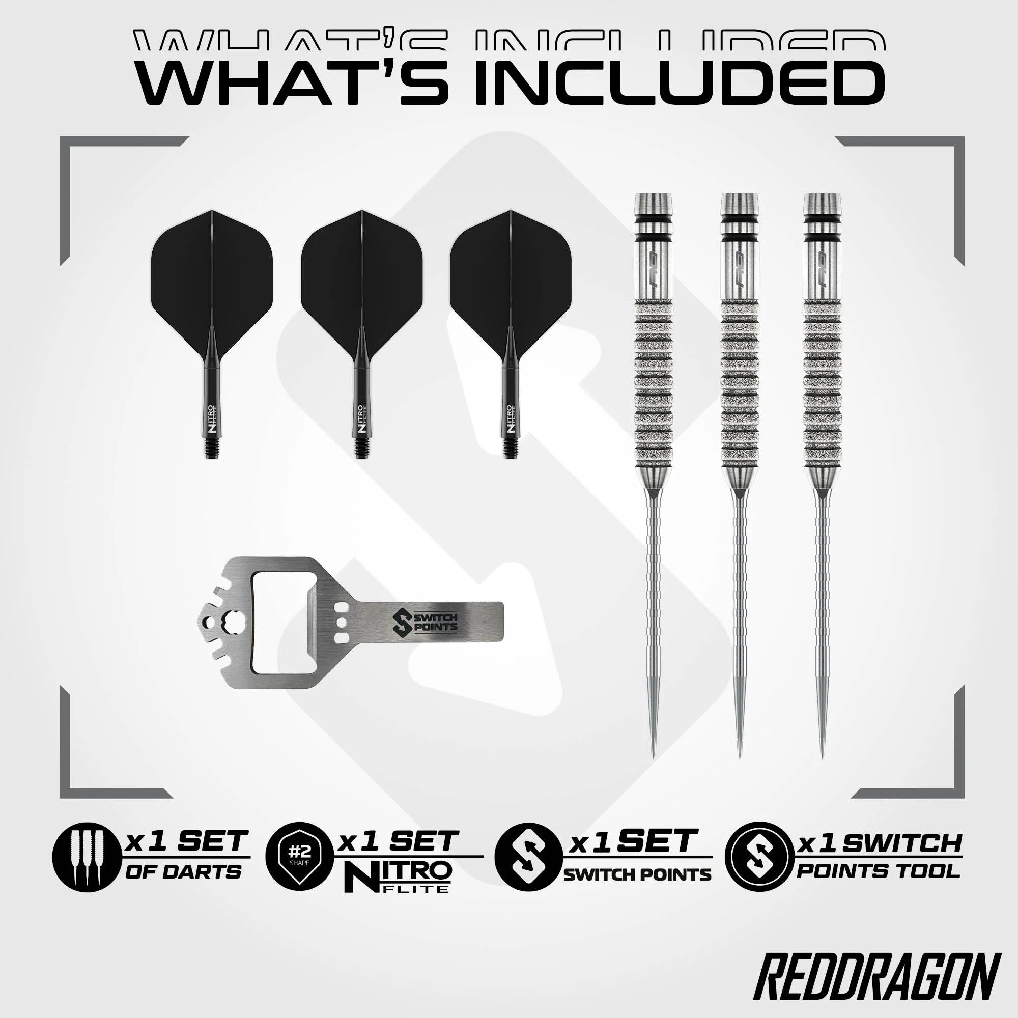 Gian Van Veen Tour Edition Switch Point Darts-90%