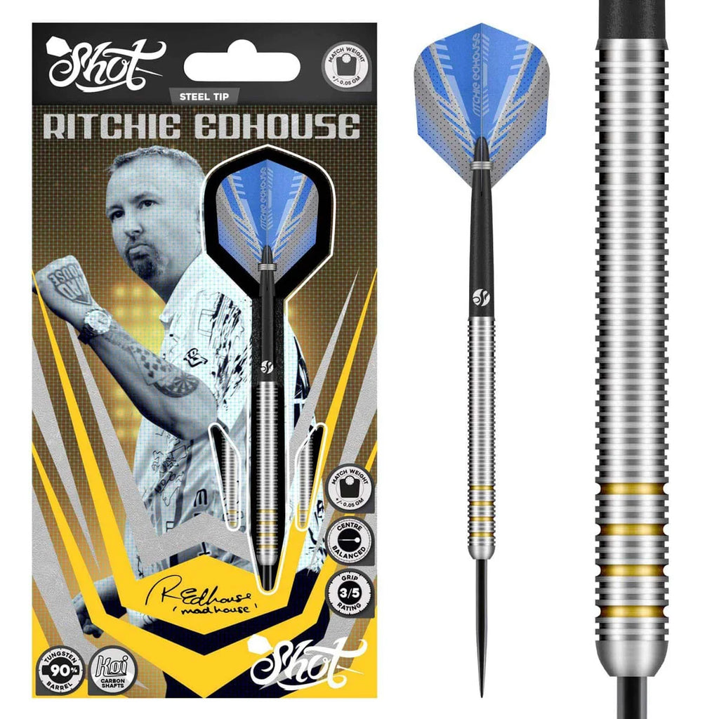 Shot Ritchie Edhouse Steel Tip Dart Set-90%