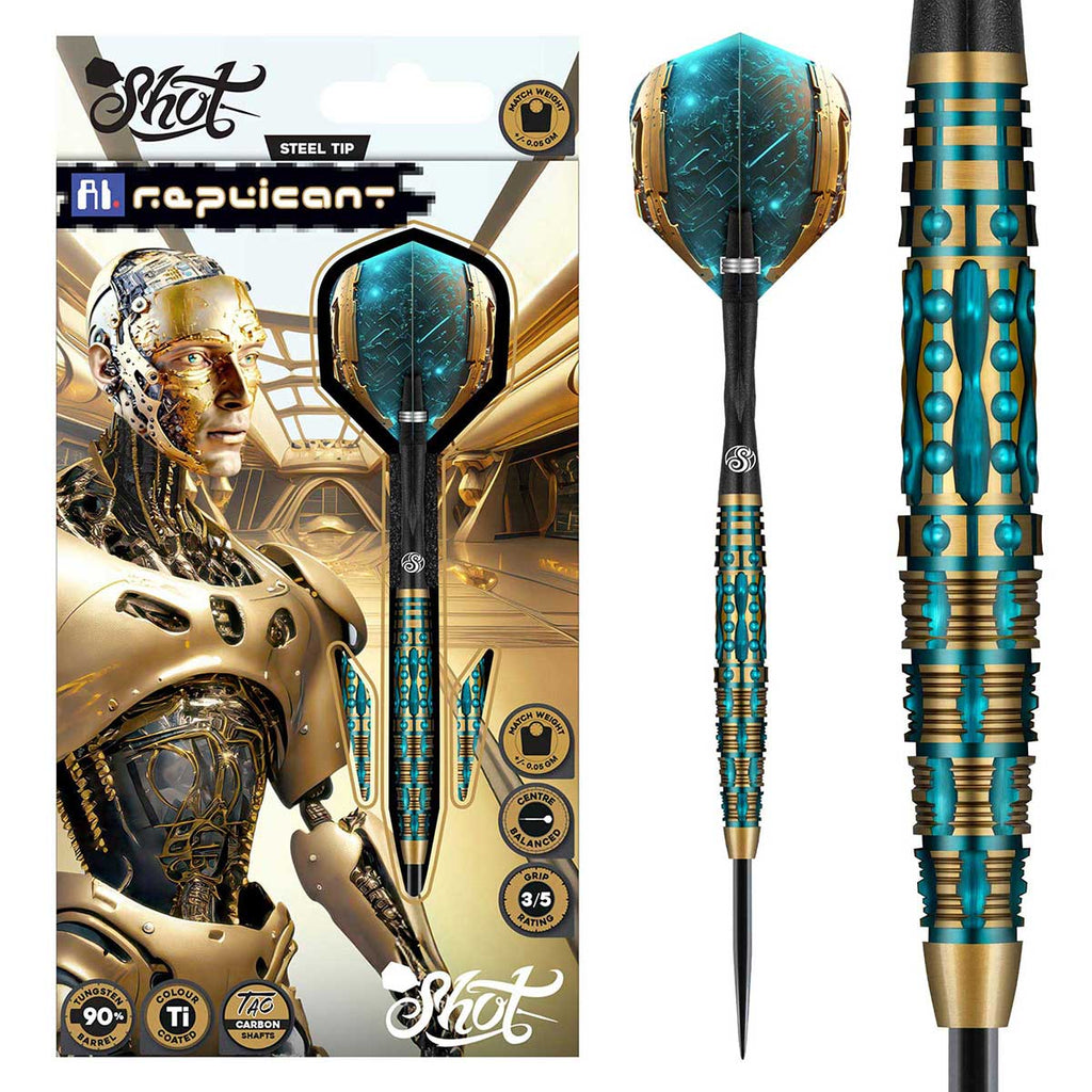 AI Replicant Steel Tip Dart Set-90%