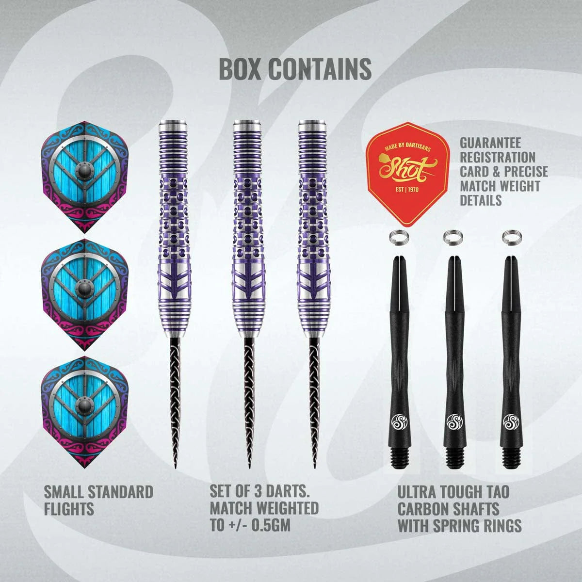 Viking Shield-Maiden Steel Tip Dart Set-90%