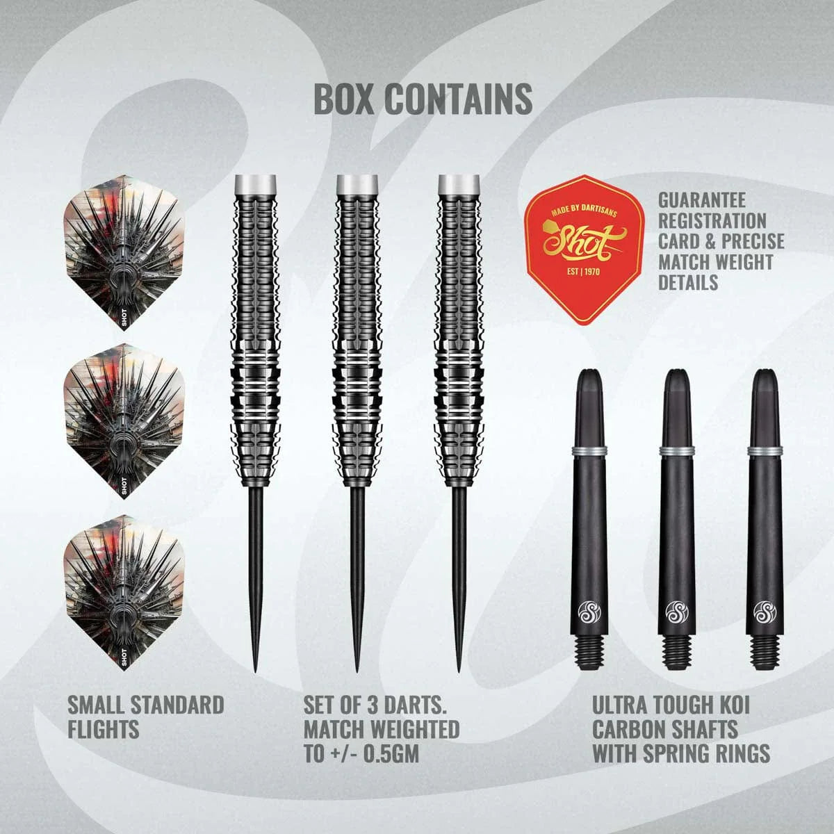 Gnarly Smasha Steel Tip Dart Set-90%