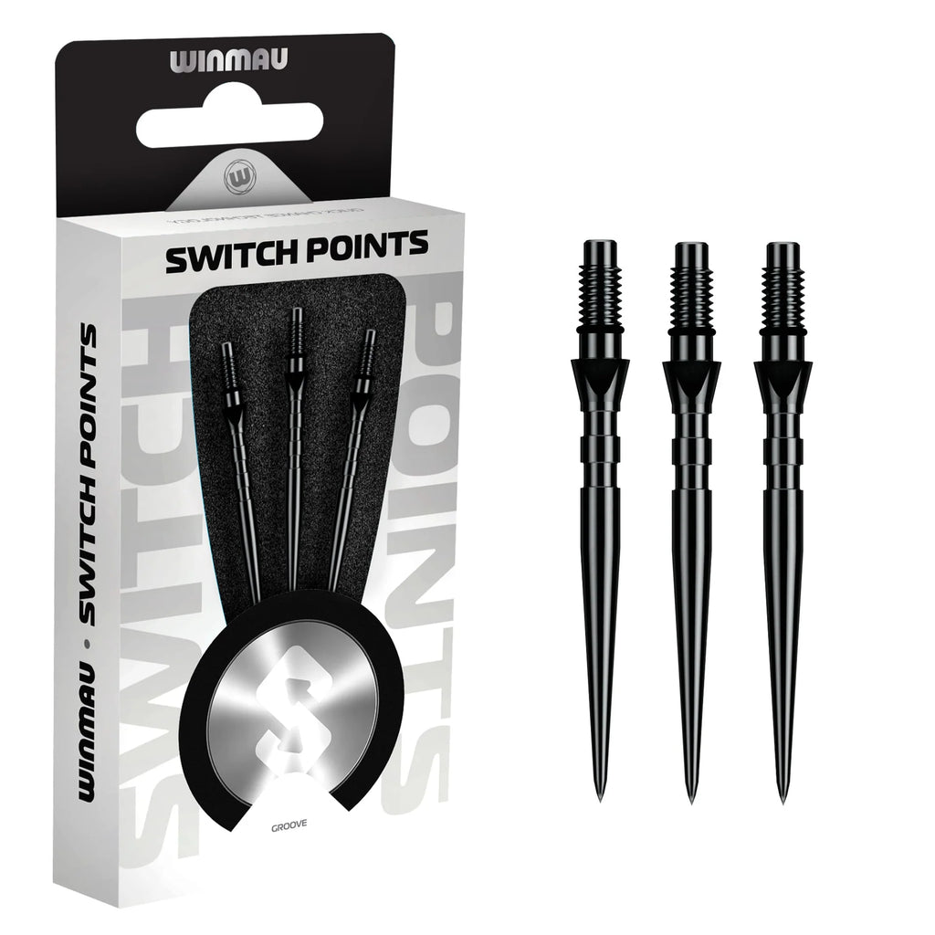 Winmau Switch Points- Groove Black