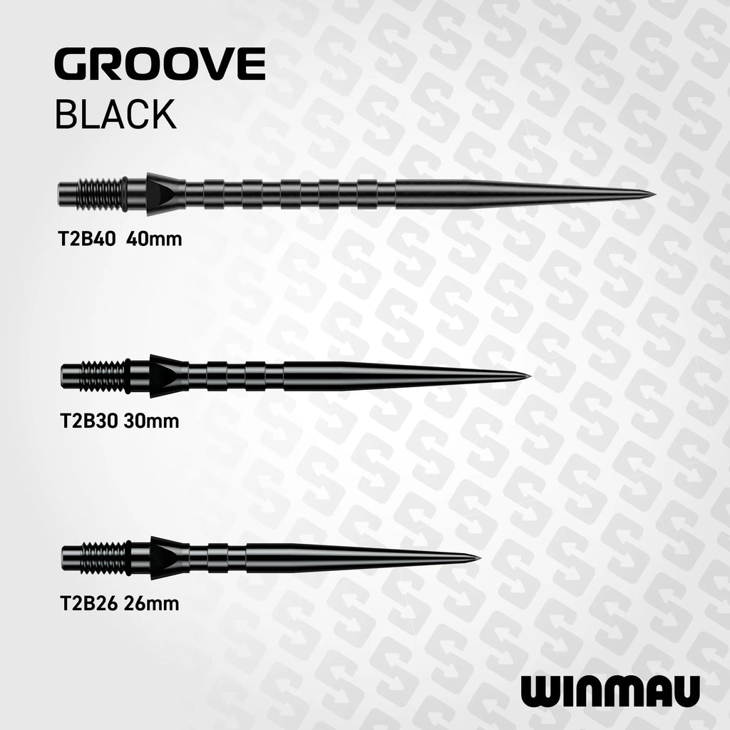 Winmau Switch Points- Groove Black