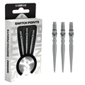 Winmau Switch Points- Groove Silver