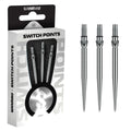 Winmau Switch Points- Smooth Silver
