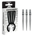 Winmau Switch Points- Wave Silver