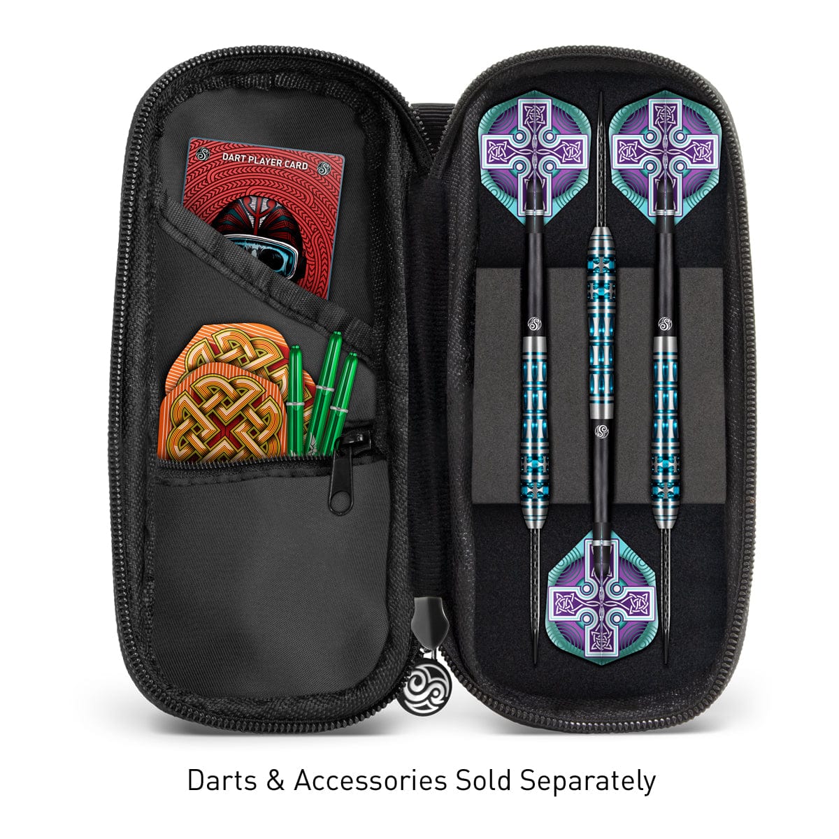 Shot Slim Tactical Dart Case-One Set Dart Wallet Red