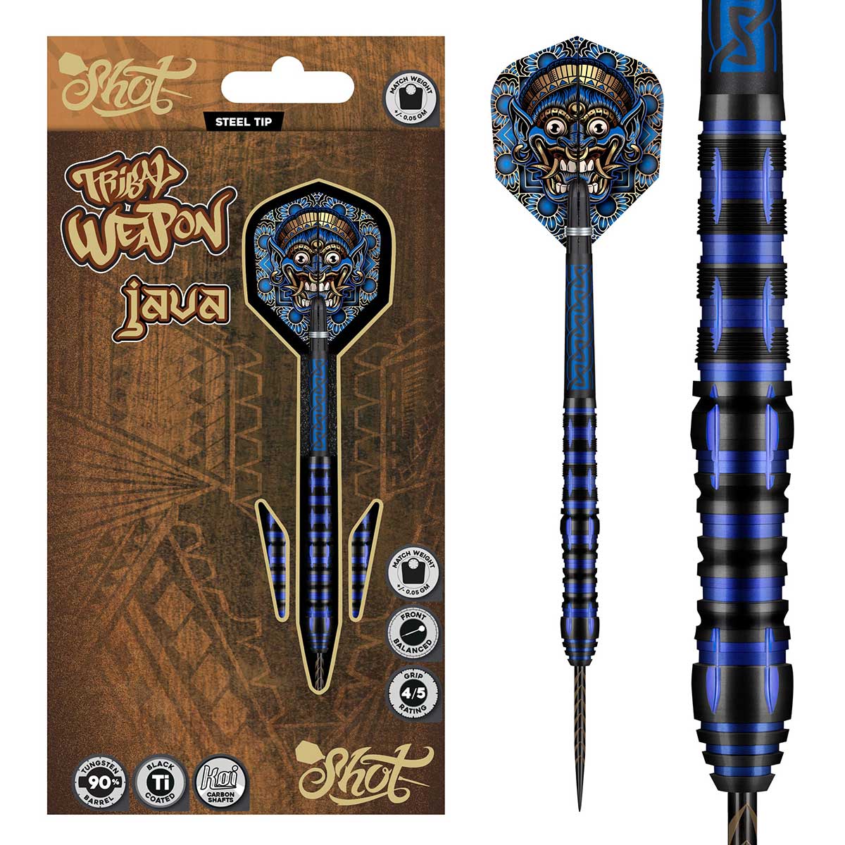 Tribal Weapon Java Steel Tip Dart Set-90%