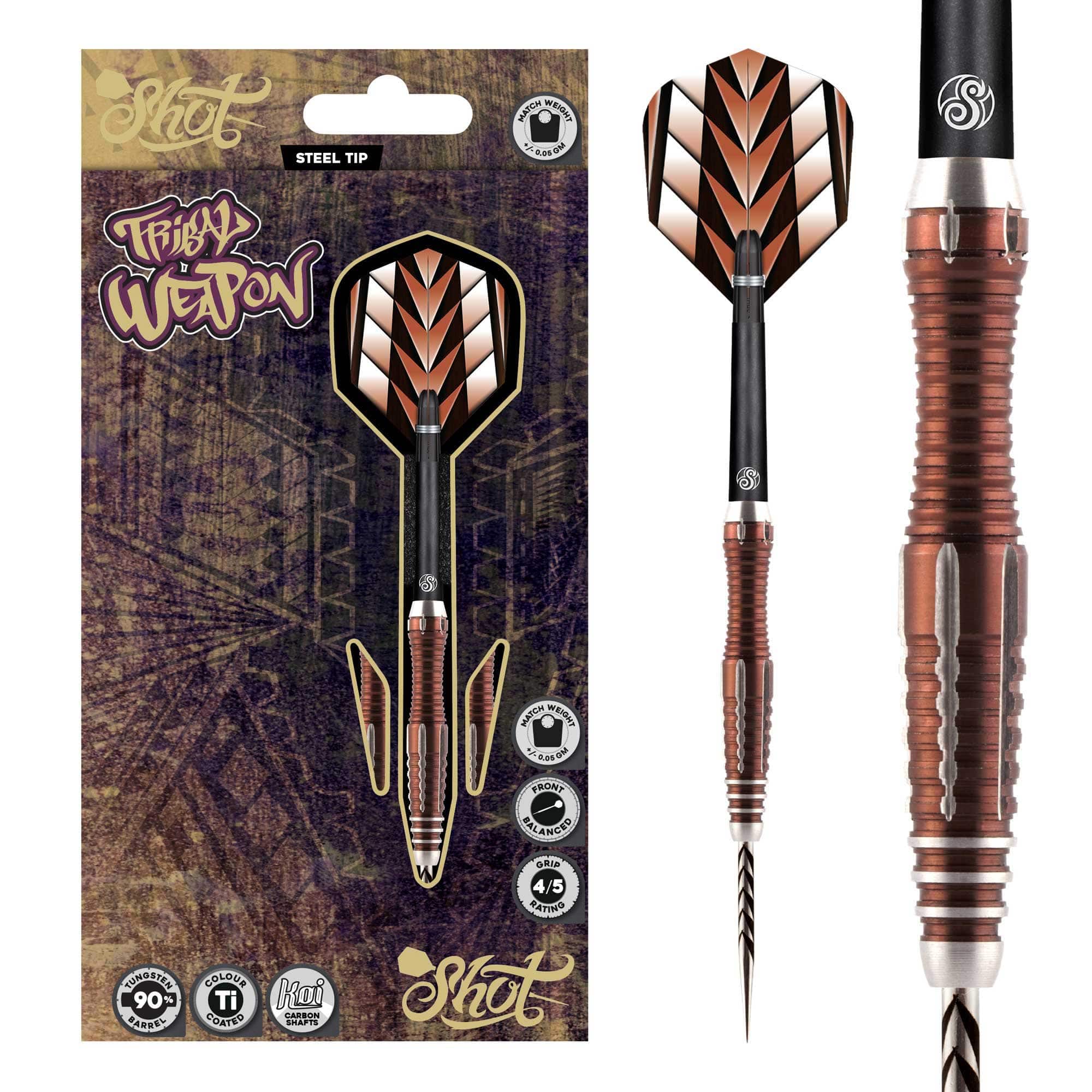 Tribal Weapon 1 Series Steel Tip Dart Set-90%