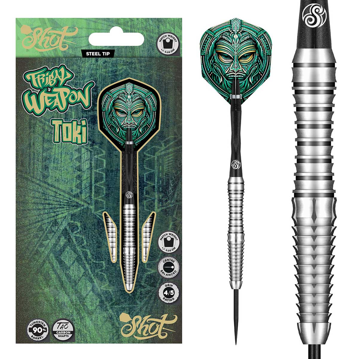 Tribal Weapon Toki Steel Tip Dart Set 90%