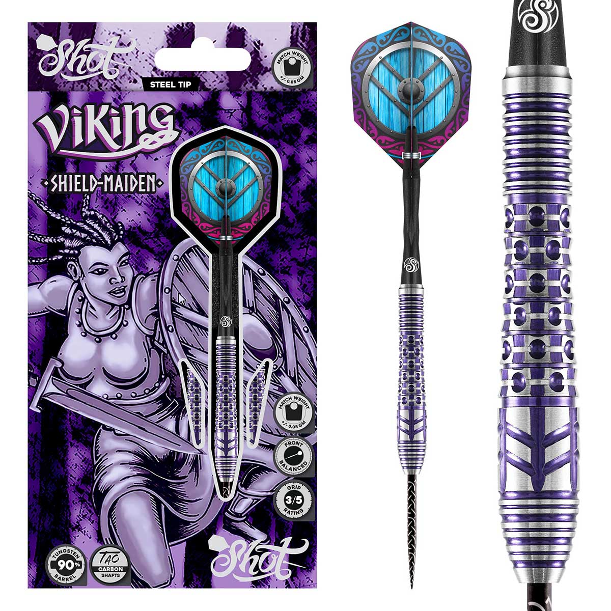 Viking Shield-Maiden Steel Tip Dart Set-90%