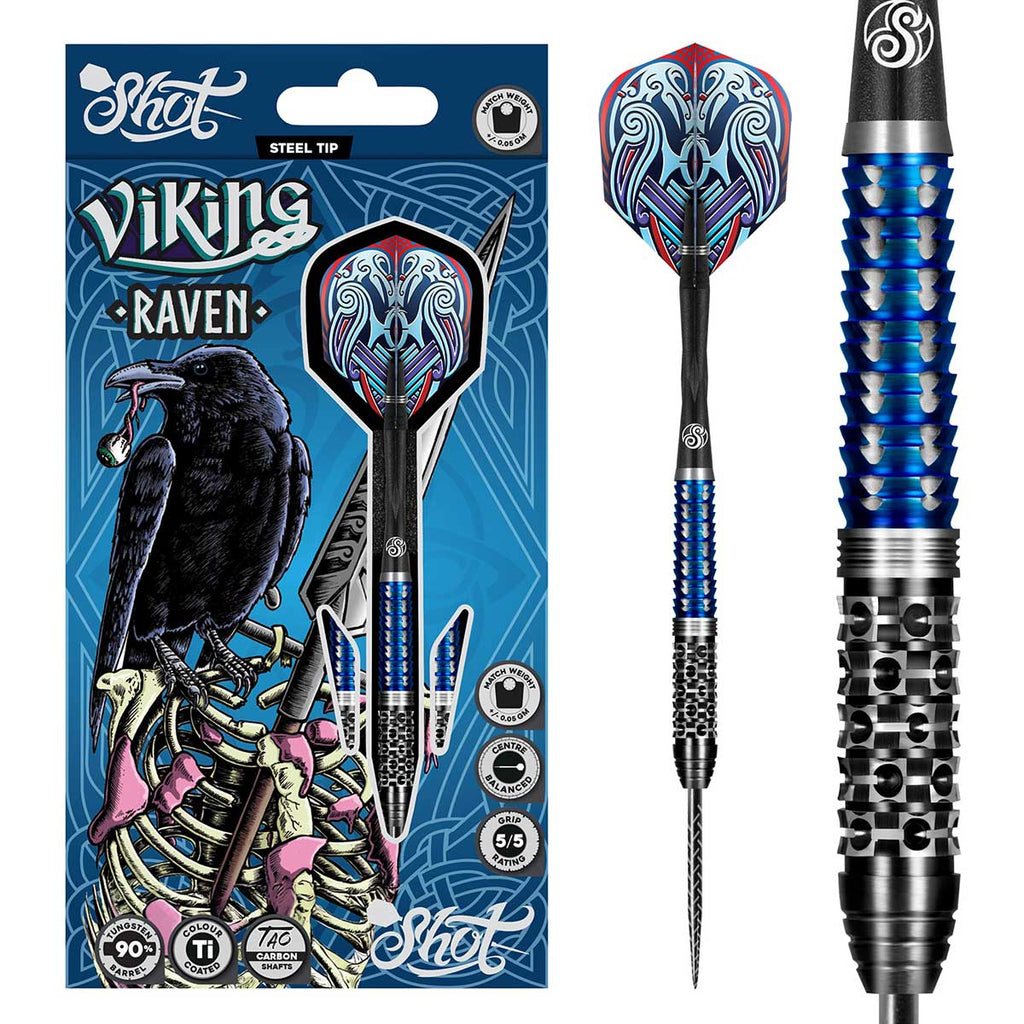 Viking Raven Steel Tip Dart Set-90%