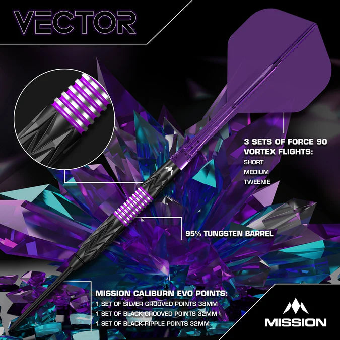 Mission Vector Darts-95%