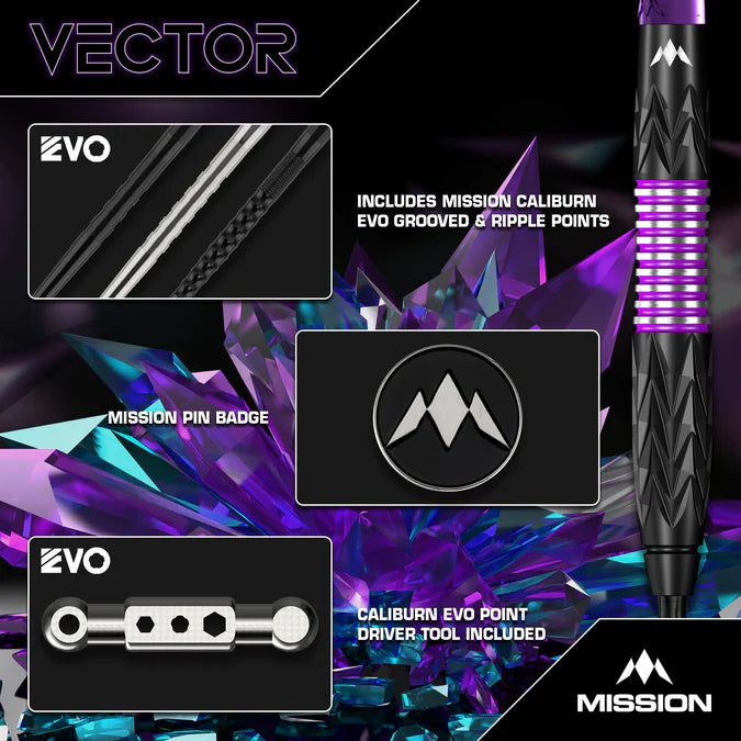Mission Vector Darts-95%
