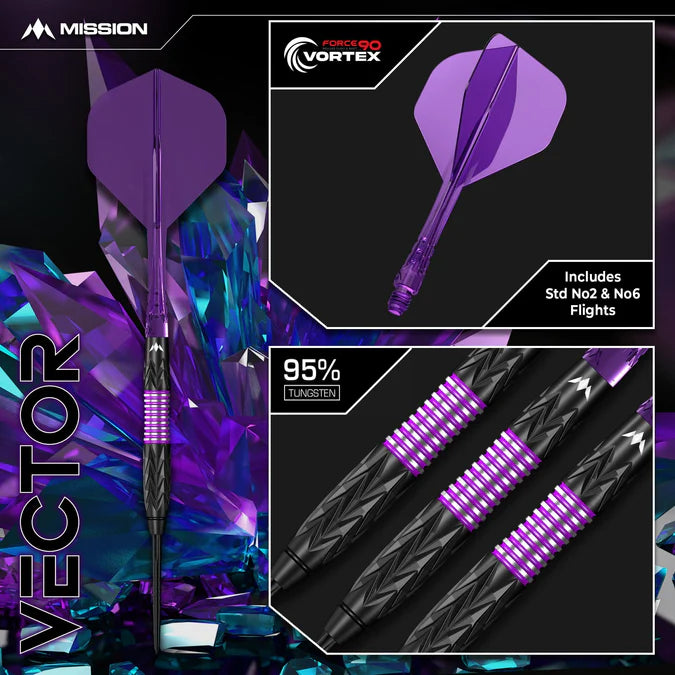 Mission Vector Darts-95%
