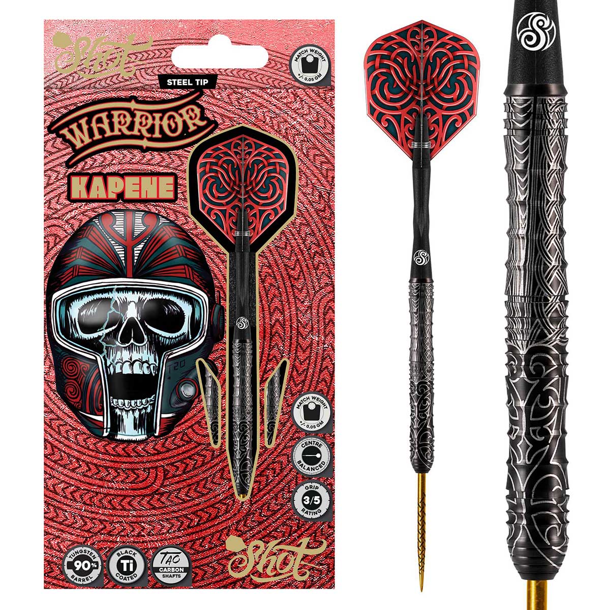 Warrior Kapene Steel Tip Dart Set-90%