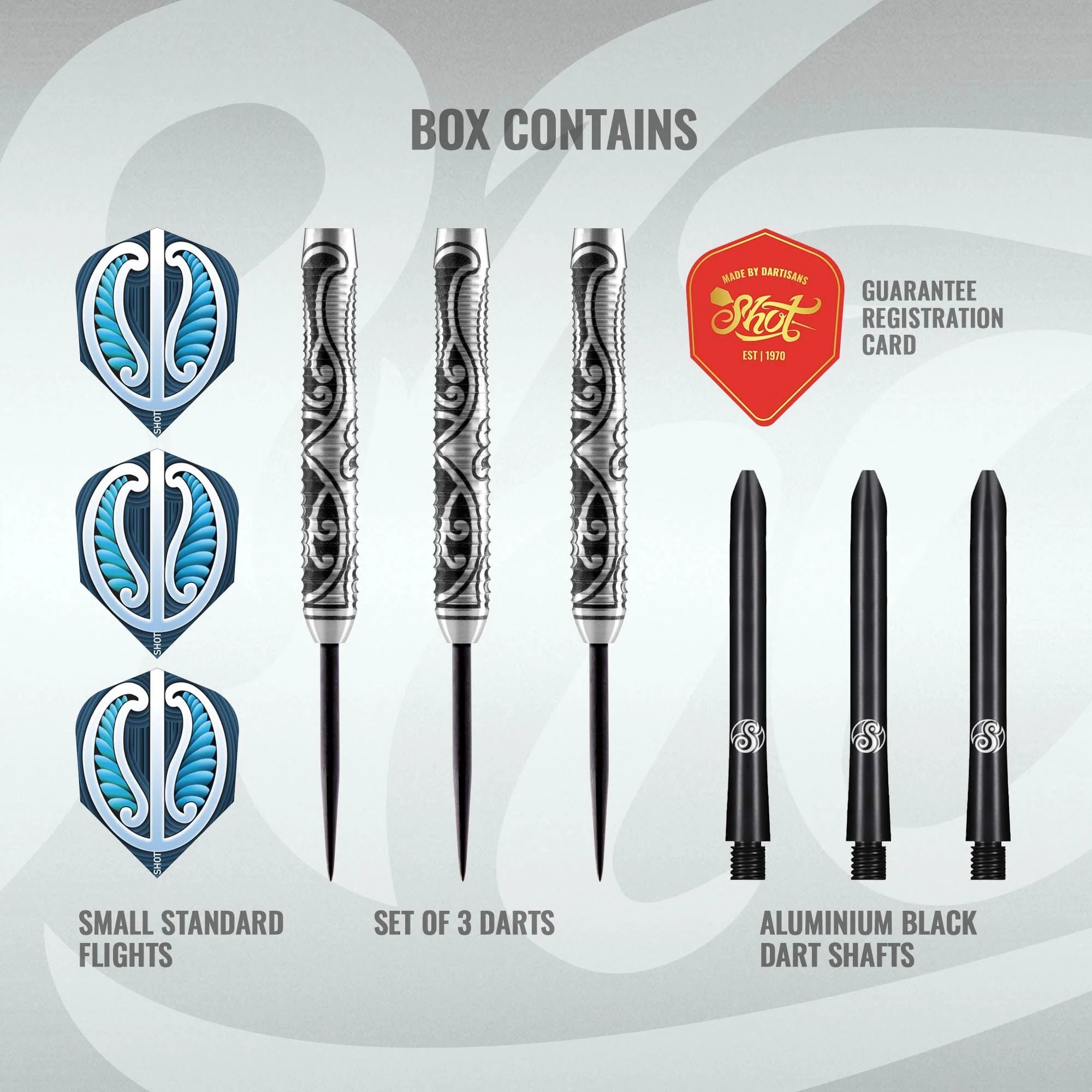 Warrior Tipu Steel Tip Dart Set-80%