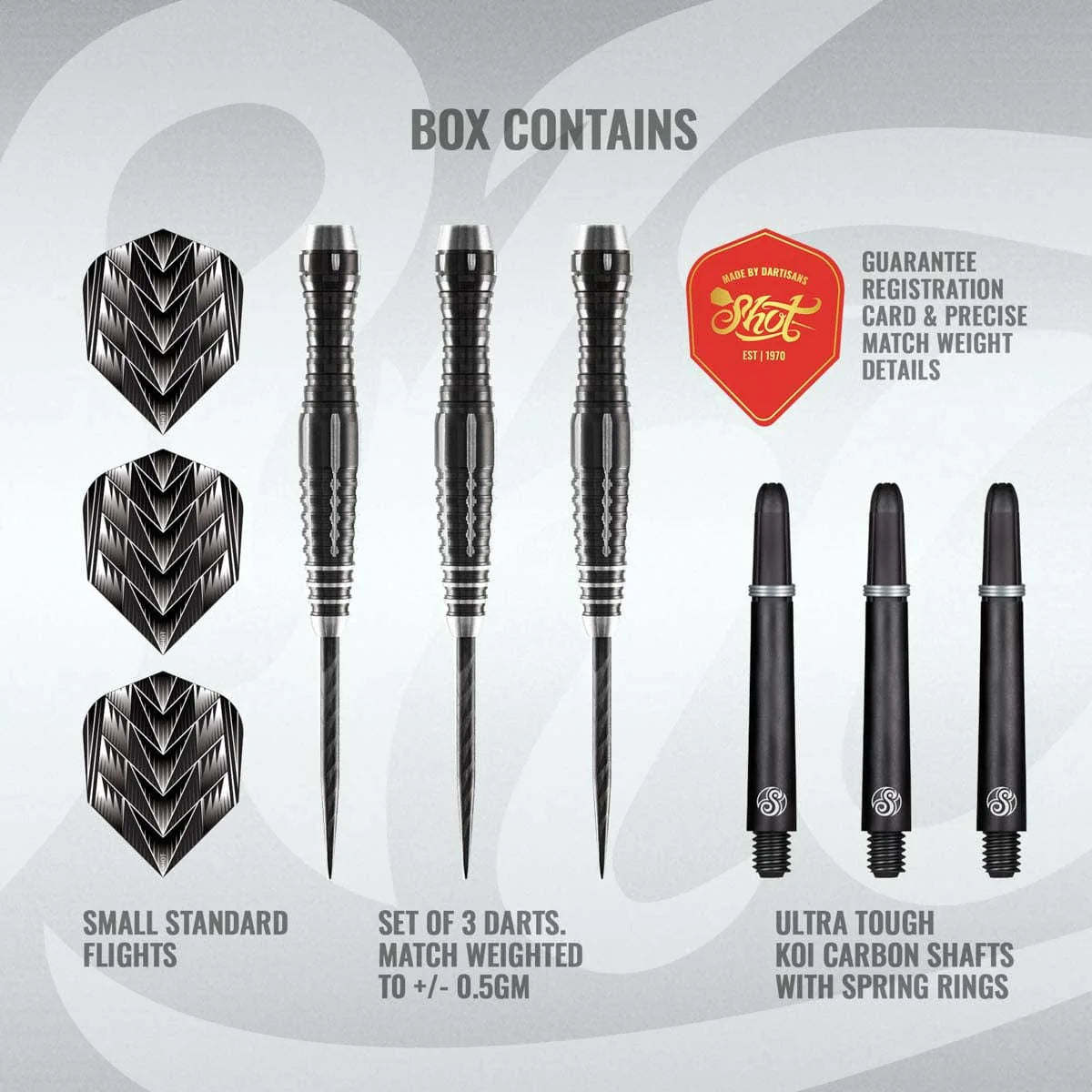 Tribal Weapon 4 Series Steel Tip Dart Set-90%