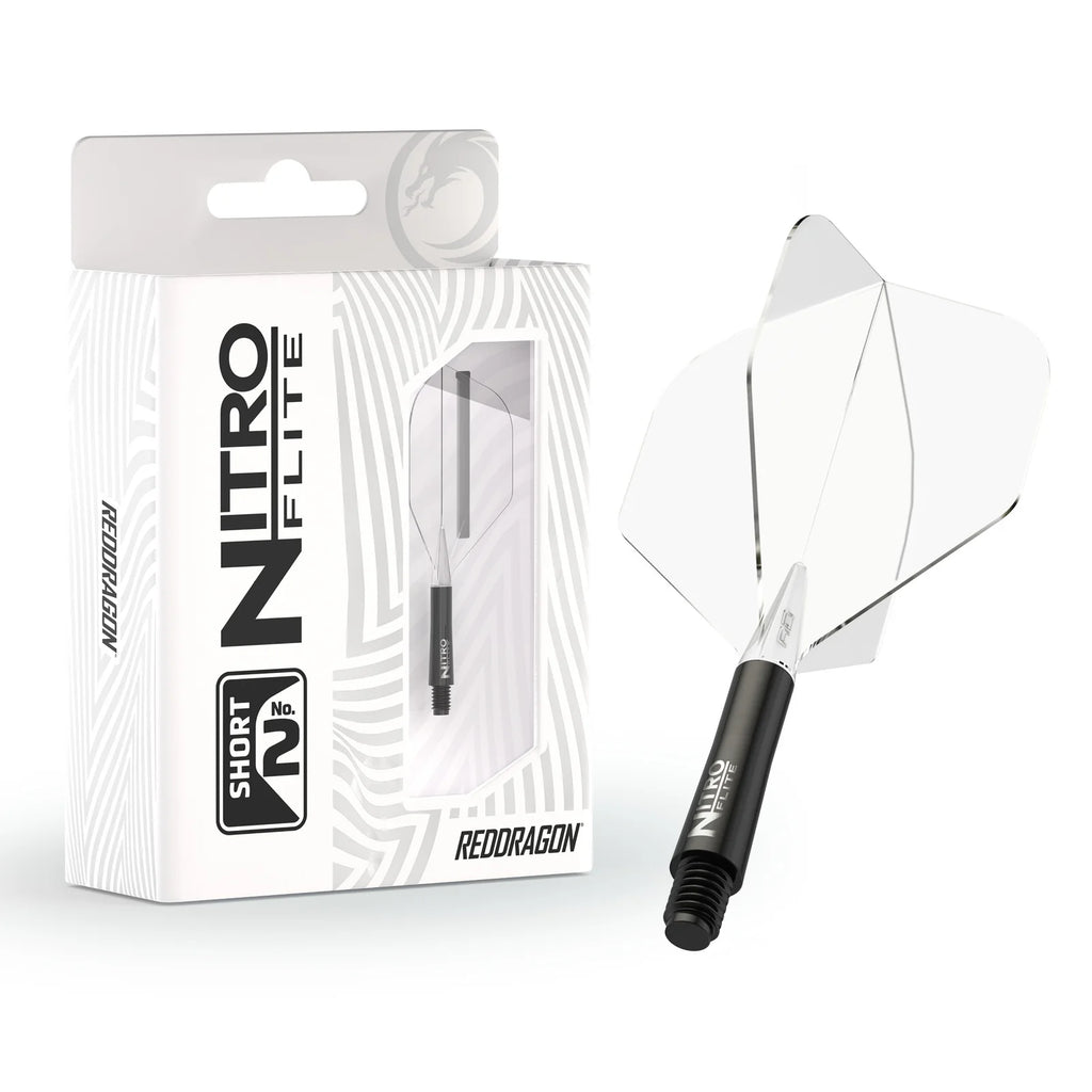 Red Dragon Nitro Flite No2- Black/Clear